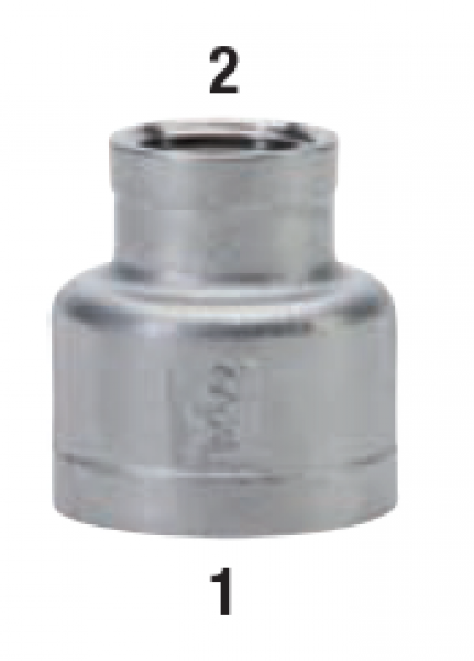 Reduziermuffe, Typ 240, 3" x 2"